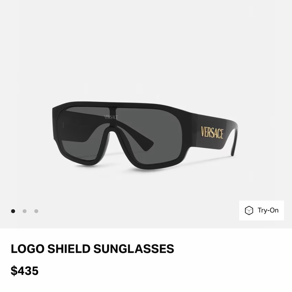 Versace Logo Shield Sungalsses